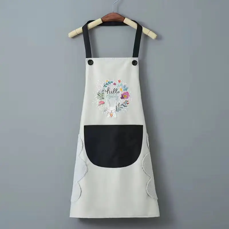 Women's Fashion Kitchen Apron with Pocket Household Aprons Waterproof Oil-Proof Tablier Cuisine Femme Kitchen Accessories
Women's Fashion Kitchen Apron with Pocket Household Aprons Waterproof Oil-Proof Tablier Cuisine Femme Kitchen Accessories