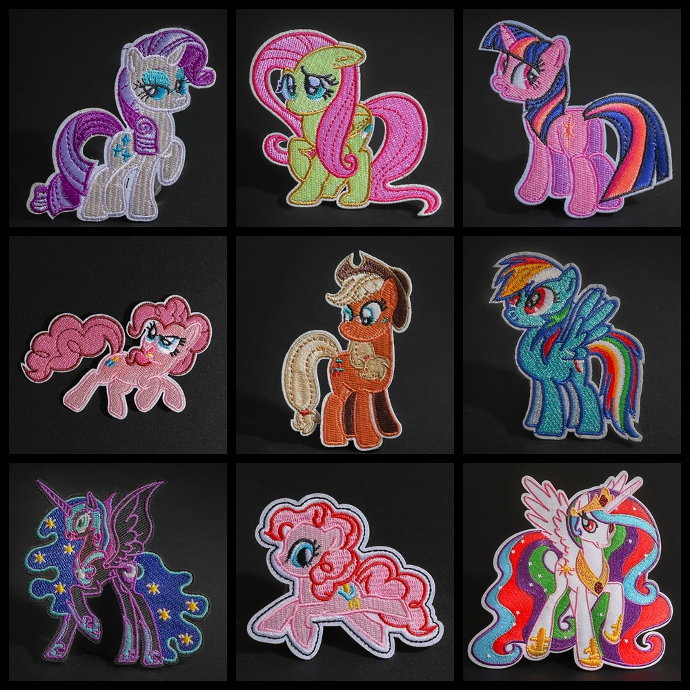 1PCS Unicorn Twinkle animation Embroidery My Little Poni Horse Patches for Clothing Stripes Applique DIY Apparel Accessory
1PCS Unicorn Twinkle animation Embroidery My Little Poni Horse Patches for Clothing Stripes Applique DIY Apparel Accessory