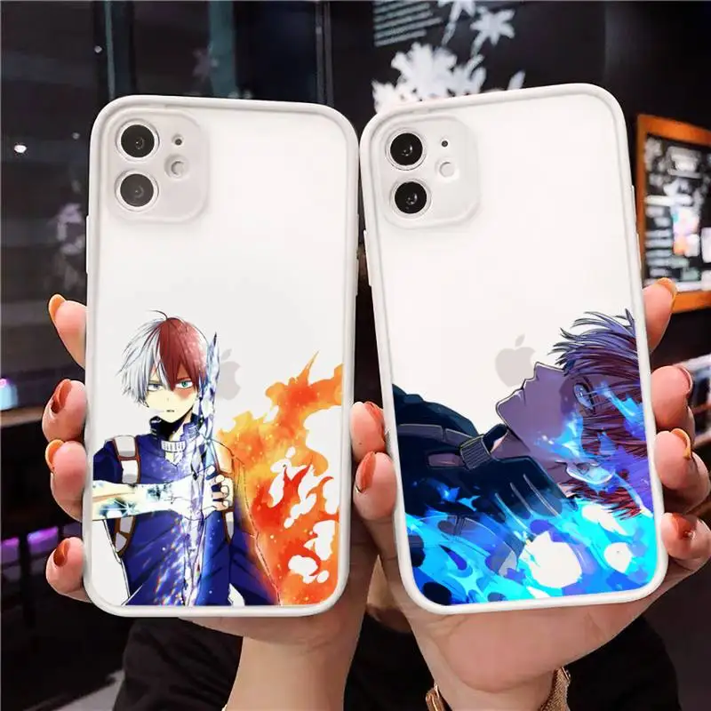 Anime My Hero Academia Phone Case For iPhone 12 11 Mini Pro XR XS Max 7 8 Plus X Matte transparent White Cover
Anime My Hero Academia Phone Case For iPhone 12 11 Mini Pro XR XS Max 7 8 Plus X Matte transparent White Cover