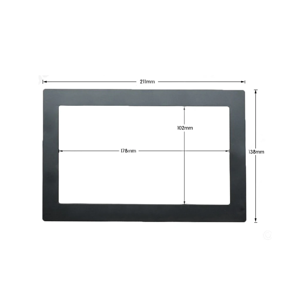Replacement Car Frames Interior Accessory Decal Universal 2DIN Auto Radio Car Frame Auto Radio / Player Decorative Frame Panel
Replacement Car Frames Interior Accessory Decal Universal 2DIN Auto Radio Car Frame Auto Radio / Player Decorative Frame Panel