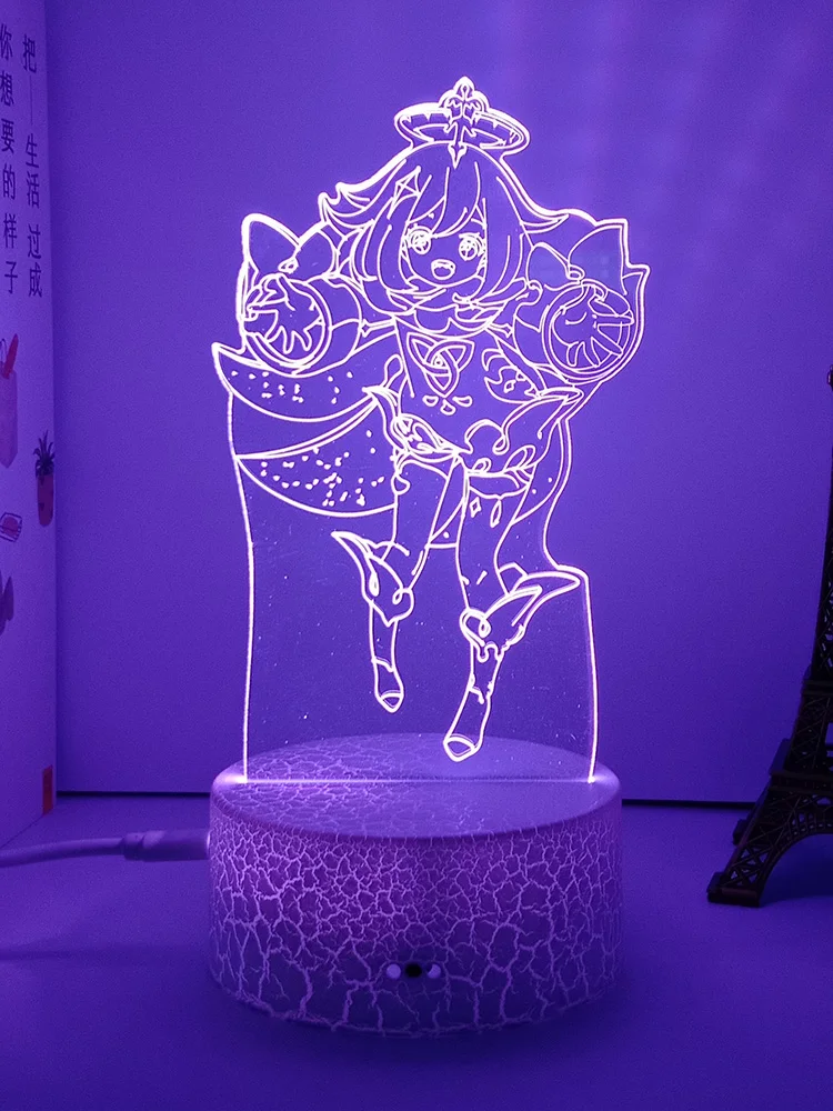 Genshin Impact Paimon 3d led lamp for bedroom manga night lights anime action figures Decoration lampara de noche
Genshin Impact Paimon 3d led lamp for bedroom manga night lights anime action figures Decoration lampara de noche