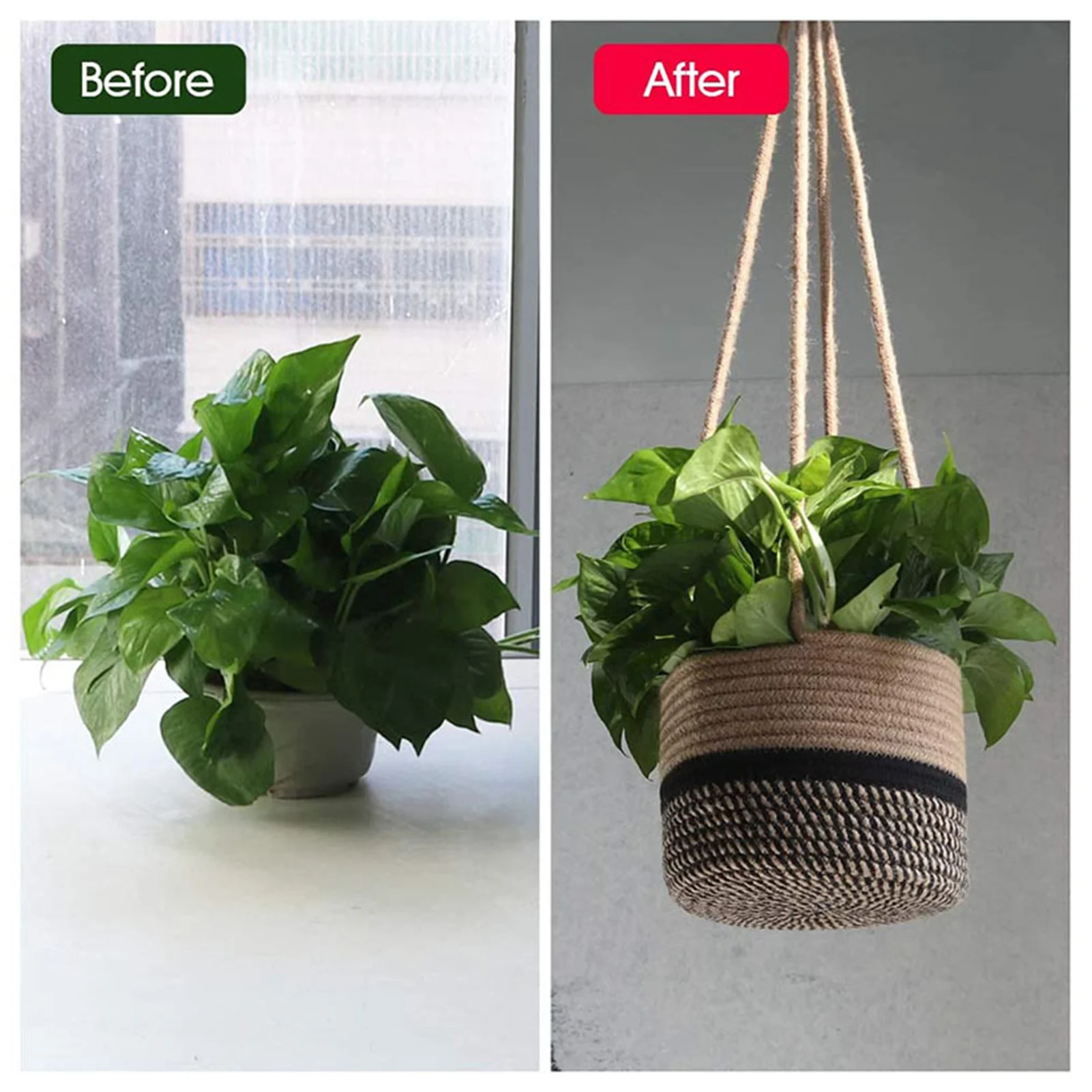 Garden Plant Pot Hangers Rope Hanging Planter Woven Hanging Planter Basket Nordic Plants Hanger Woven Flower Holder 2021 NEW
Garden Plant Pot Hangers Rope Hanging Planter Woven Hanging Planter Basket Nordic Plants Hanger Woven Flower Holder 2021 NEW