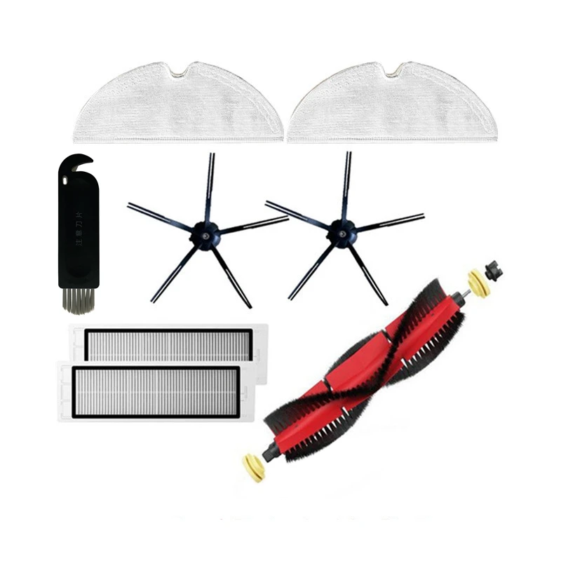 Accessories Detachable Main Brush, Silicon Side Brush Washable Filter for Xiaomi Roborock S6 S50 S6 MaxV S4 E4
Accessories Detachable Main Brush, Silicon Side Brush Washable Filter for Xiaomi Roborock S6 S50 S6 MaxV S4 E4