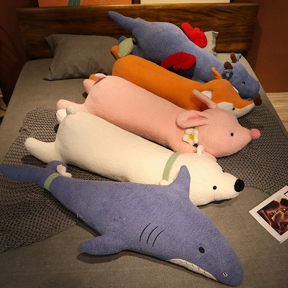 100/120cm Kawaii Fox Shark Rabbit Bear Plush Pillow Cartoon Animal Cushion Stuffed Soft Huggable Toys Birthday Gifts for Girls
100/120cm Kawaii Fox Shark Rabbit Bear Plush Pillow Cartoon Animal Cushion Stuffed Soft Huggable Toys Birthday Gifts for Girls