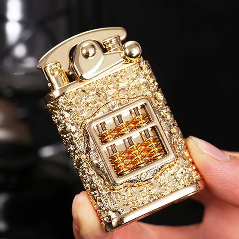 Zorro pure copper rocker arm ignition gold abacus six word Truyan sandalwood windproof kerosene men's lighter
Zorro pure copper rocker arm ignition gold abacus six word Truyan sandalwood windproof kerosene men's lighter