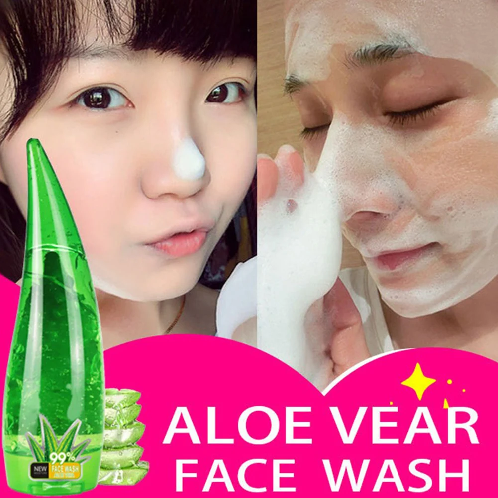 Aloe Vera Facial Cleanser/Face Scrub/Gel Skin Moisturizer Calm and Sooth Redness Dryness Skin Care Makeup for All Skins New Hot
Aloe Vera Facial Cleanser/Face Scrub/Gel Skin Moisturizer Calm and Sooth Redness Dryness Skin Care Makeup for All Skins New Hot