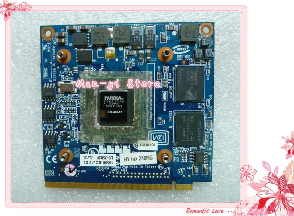 Видеокарта Kai Full для nVidia Fo GeForce 8400M G MXM IDDR2 256 Мб Acer Aspire 5920G 5520 5520G 4520 7520G 7520|Материнские