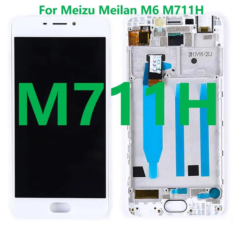 Оригинальный ЖК-дисплей 5,2 дюйма Meilan 6 с рамкой для дисплея Meizu M6, сенсорный экран M6, M711H, M711M, M711Q, ЖК-экран, стекло в сборе
Оригинальный ЖК-дисплей 5,2 дюйма Meilan 6 с рамкой для дисплея Meizu M6, сенсорный экран M6, M711H, M711M, M711Q, ЖК-экран, стекло в сборе