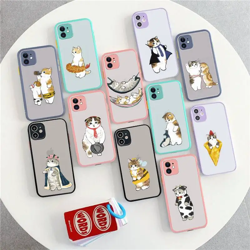 FHNBLJ Funny Cartoon Cat Phone Case for iPhone 11 12 13 mini pro XS MAX 8 7 6 6S Plus X 5S SE 2020 XR case
FHNBLJ Funny Cartoon Cat Phone Case for iPhone 11 12 13 mini pro XS MAX 8 7 6 6S Plus X 5S SE 2020 XR case