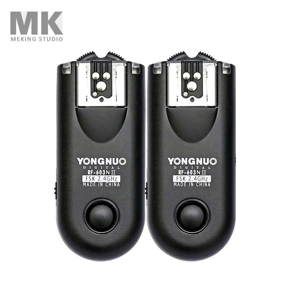 Вспышка Yongnuo RF 603 II N3 триггер RF603 дистанционный спуск затвора для Nikon D90 D600 D7100 D5100 D3100