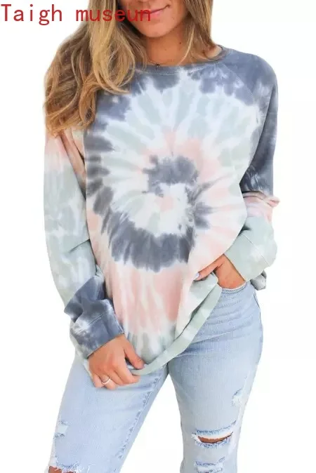 Winter European and American Gradient Tie-Dye Long Sleeve Pullover Loose Sweater Women womens tops
Winter European and American Gradient Tie-Dye Long Sleeve Pullover Loose Sweater Women womens tops