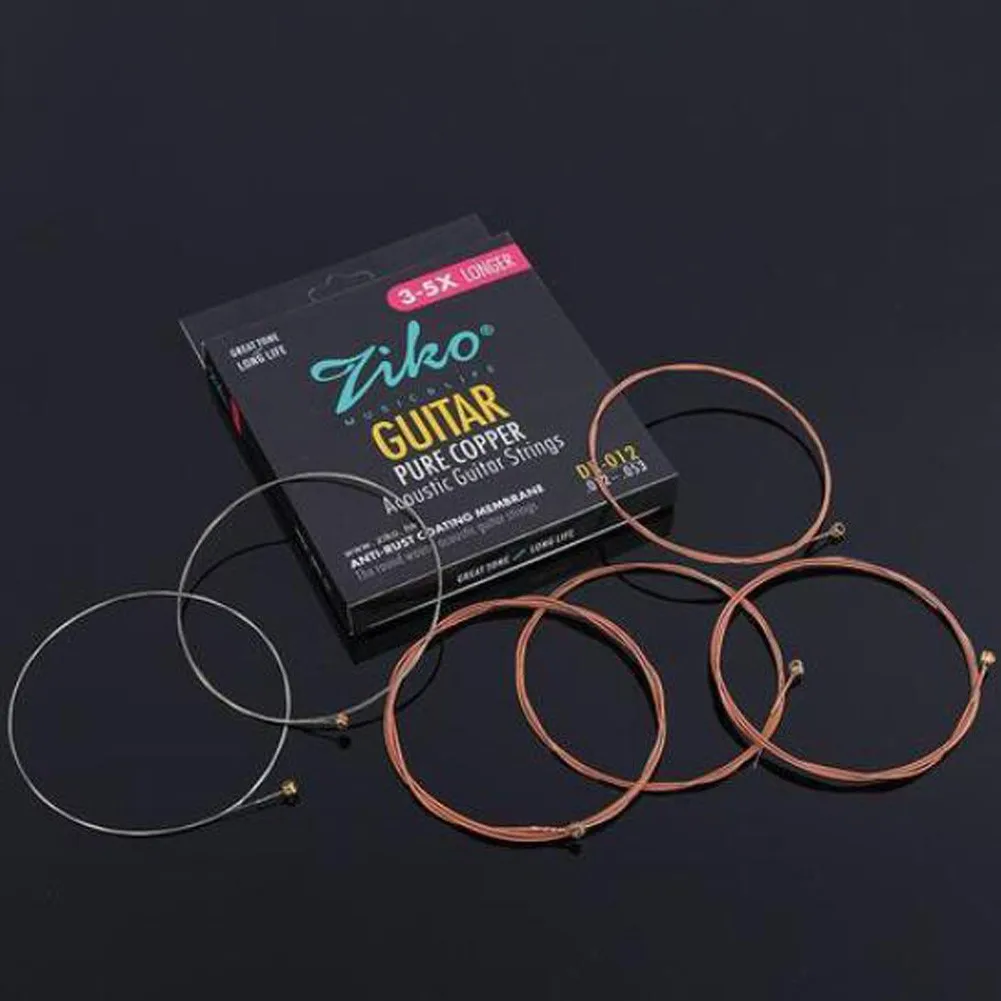 ZIKO DR Series DR-010 DR-011 DR-012 Acoustic Guitar Strings Pure Copper Wound Strings Anti-Rust Coating Membrane Guitar Parts
ZIKO DR Series DR-010 DR-011 DR-012 Acoustic Guitar Strings Pure Copper Wound Strings Anti-Rust Coating Membrane Guitar Parts