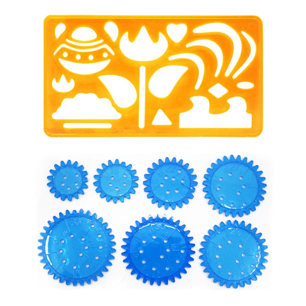 Multi-Function Painting Puzzle Spirograph Geometric Drawing Ruler For Plastic Painting Template Children Learning Art Tool
Multi-Function Painting Puzzle Spirograph Geometric Drawing Ruler For Plastic Painting Template Children Learning Art Tool