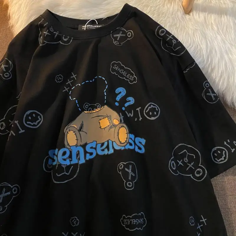 Fashion T-Shirt Summer Women Casual Oversized Print Letter O-Neck Cartoon Pullover Short Sleeve Woman Tshirt Harajuku Camisetas
Fashion T-Shirt Summer Women Casual Oversized Print Letter O-Neck Cartoon Pullover Short Sleeve Woman Tshirt Harajuku Camisetas