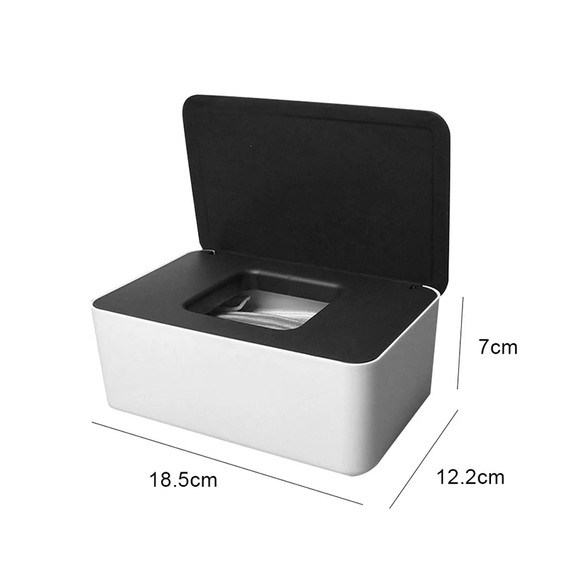 Wet Tissue Box Desktop Seal Baby Wipes Paper Storage Box Dispenser Holder Household Plastic Dust-proof With Lid Tissue Boxes 
Wet Tissue Box Desktop Seal Baby Wipes Paper Storage Box Dispenser Holder Household Plastic Dust-proof With Lid Tissue Boxes