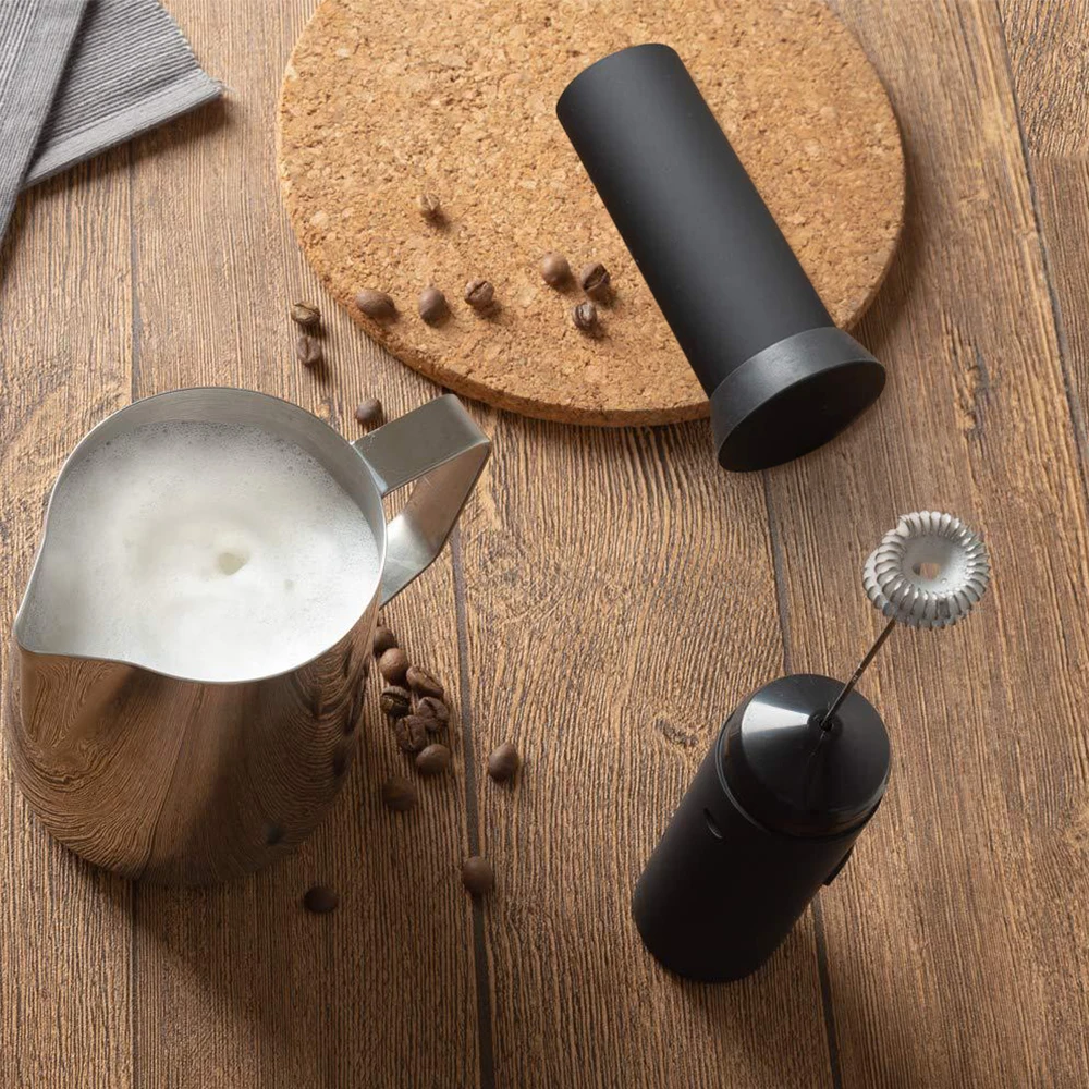 Powerful Double Spring Whisk Electric Milk Frother Electric Handheld Kitchen Mixer Hand Coffee Latte Cappuccino Foamer Blender
Powerful Double Spring Whisk Electric Milk Frother Electric Handheld Kitchen Mixer Hand Coffee Latte Cappuccino Foamer Blender