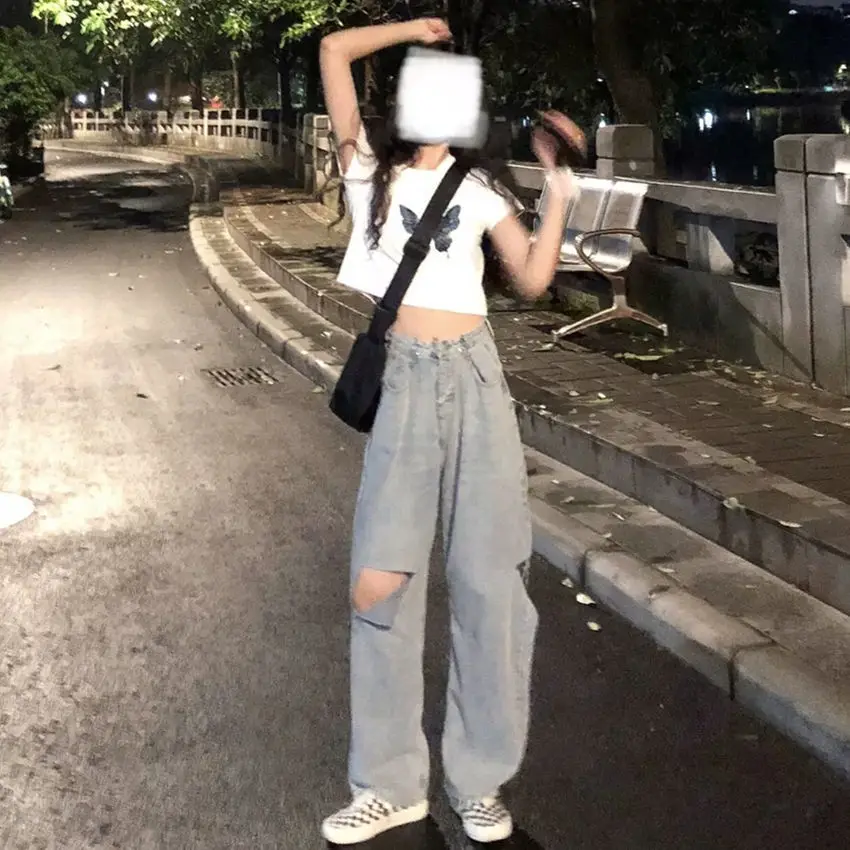 Women's spring and summer new ins loose student wide leg pants Korean straight pants fashion
Women's spring and summer new ins loose student wide leg pants Korean straight pants fashion