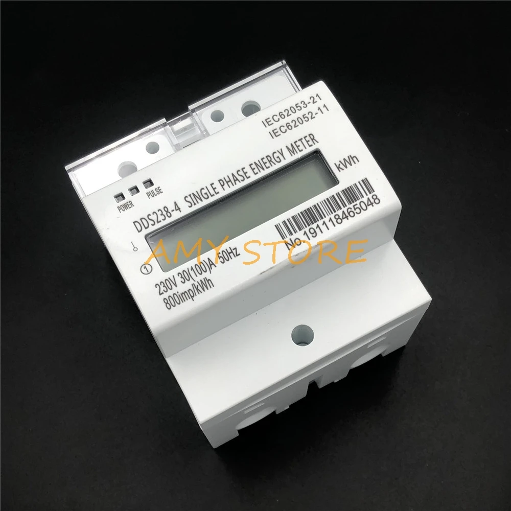 DDS238-4 Однофазный LCD (20)30 ~ 100A 230VAC 50Hz 110VAC 220V 60Hz DIN-рейка киловатт час кВт/ч счетчик энергии
DDS238-4 Однофазный LCD (20)30 ~ 100A 230VAC 50Hz 110VAC 220V 60Hz DIN-рейка киловатт час кВт/ч счетчик энергии