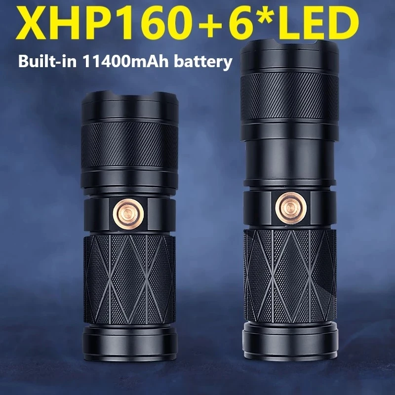 Мощный светодиодный фонарик XHP160, встроенный 11400 мАч, перезаряжаемый тактический фонарь, Usb-фонарь, СВЕТОДИОДНЫЙ фонарь Cree
Мощный светодиодный фонарик XHP160, встроенный 11400 мАч, перезаряжаемый тактический фонарь, Usb-фонарь, СВЕТОДИОДНЫЙ фонарь Cree