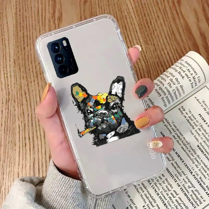 Pug Dog French Bulldog Phone Case Transparent For OPPO RENO 2 5 Z PRO GTneo REALME Q2 GT 11 FINDX 2 PRO RealmeV 3 5 K7X
Pug Dog French Bulldog Phone Case Transparent For OPPO RENO 2 5 Z PRO GTneo REALME Q2 GT 11 FINDX 2 PRO RealmeV 3 5 K7X
