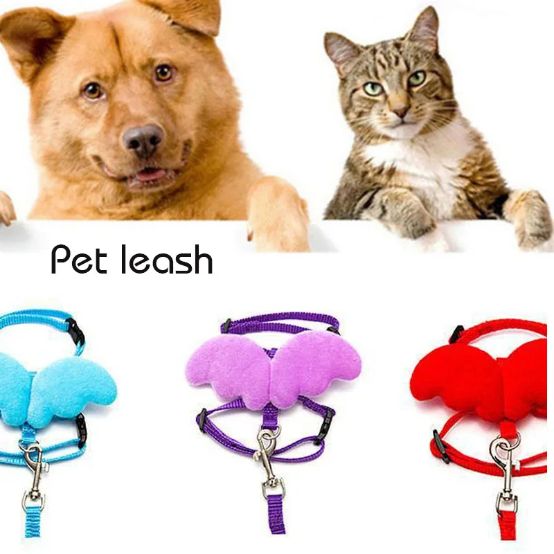 Cute Angel Pet Dog Leashes And Collars Set Puppy Leads For Small Dogs Cats Designer Wing Adjustable Dog Harness Pet Accessories
Cute Angel Pet Dog Leashes And Collars Set Puppy Leads For Small Dogs Cats Designer Wing Adjustable Dog Harness Pet Accessories