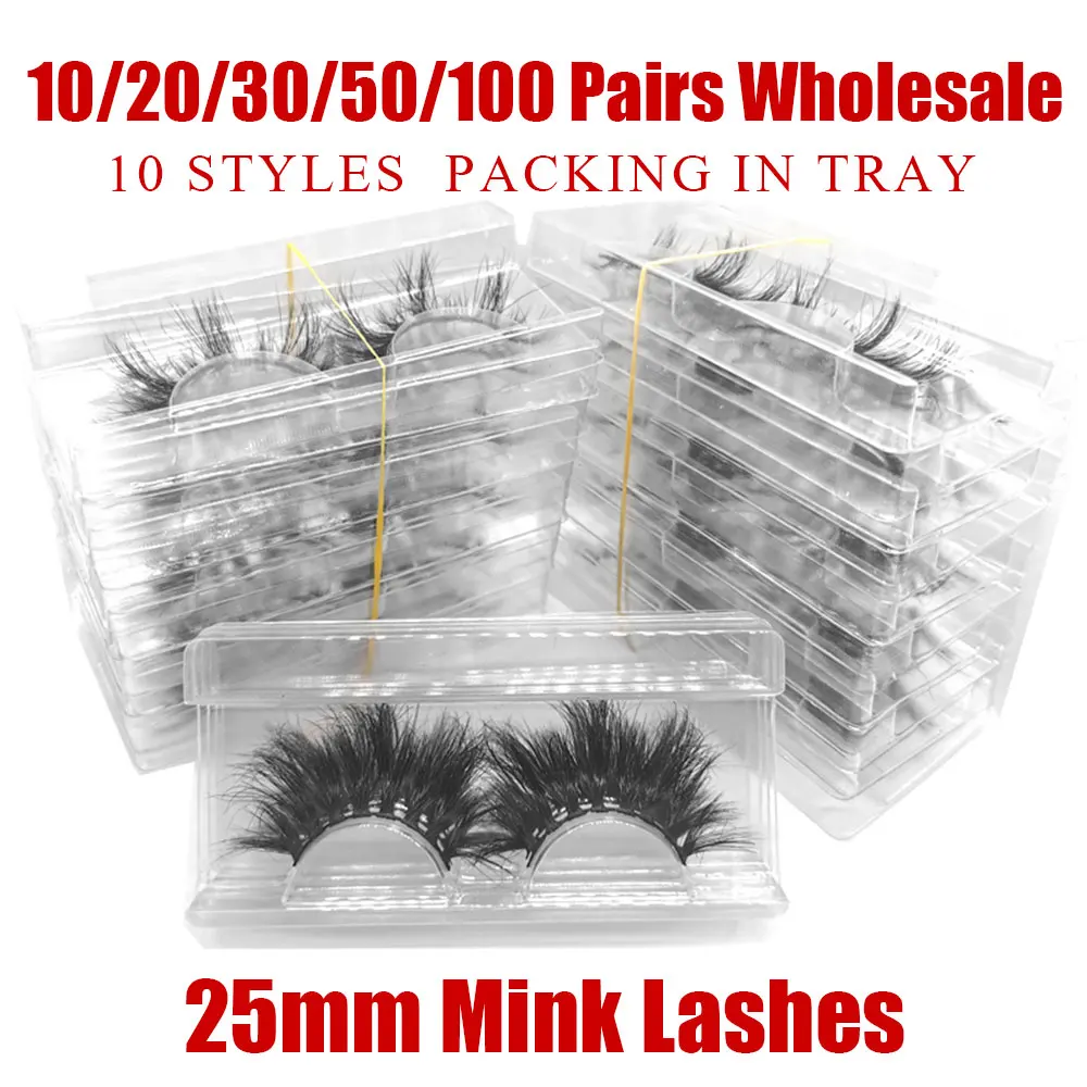 25mm mink lashes wholesale 10/20/30/50/100 pairs bulk 3d fluffy long false eyelashes dramatic handmade fake cilios makeup
25mm mink lashes wholesale 10/20/30/50/100 pairs bulk 3d fluffy long false eyelashes dramatic handmade fake cilios makeup