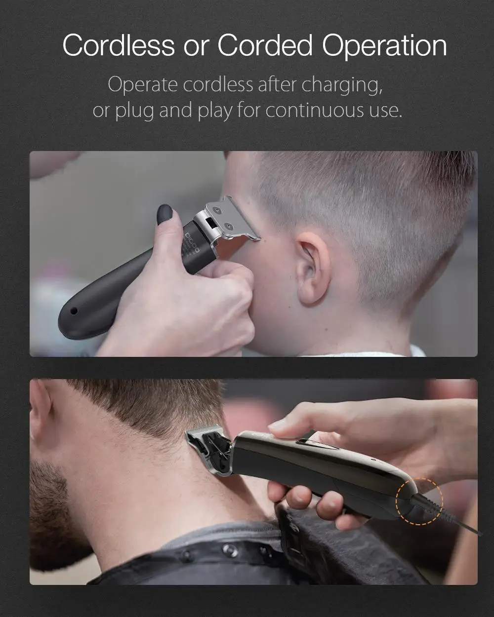 DIGOO DG-JM720A Professional Digital Hair Trimmer Rechargeable Electric Hair Clipper Men's Cordless Haircut Adjustable-Blade
DIGOO DG-JM720A Professional Digital Hair Trimmer Rechargeable Electric Hair Clipper Men's Cordless Haircut Adjustable-Blade