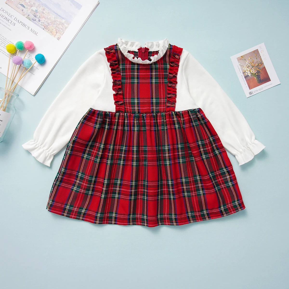 Micol Emilly England Style Baby Clothing Girl Dresses Autumn Winter Long Sleeve Retro Kids Dress 1-6Y
Micol Emilly England Style Baby Clothing Girl Dresses Autumn Winter Long Sleeve Retro Kids Dress 1-6Y
