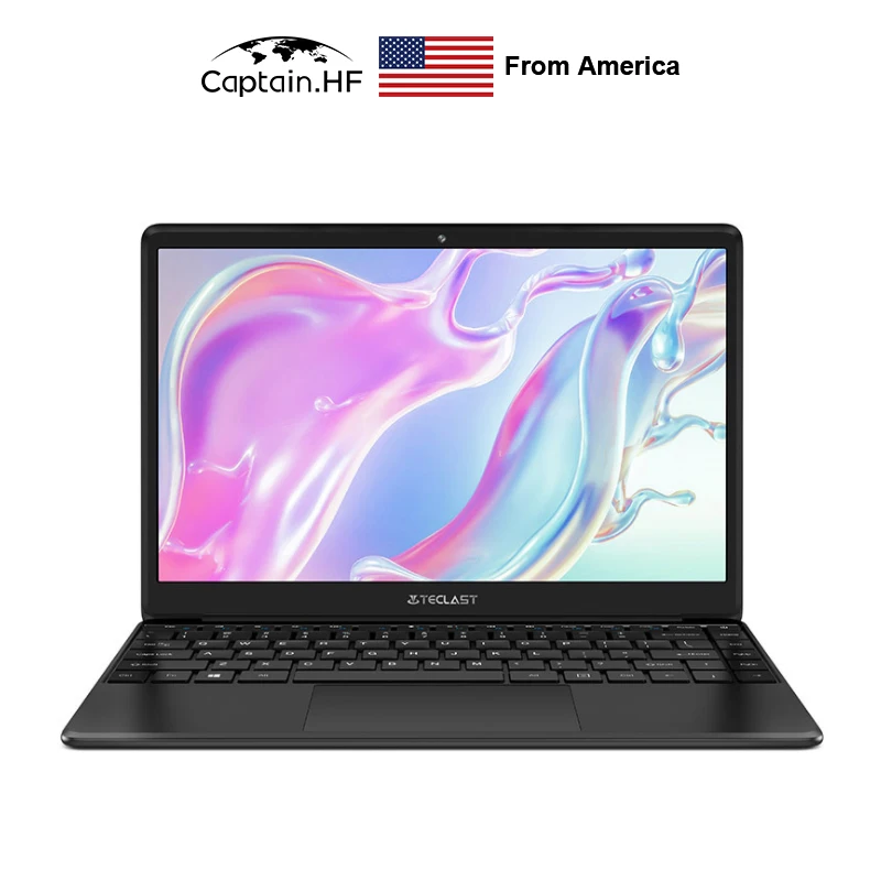 

US Captain Teclast F6 Laptop 13.3 inch 1920x1080 Intel Apollo Lake N3450 Quad Core Windows 10 Notebook 8GB RAM 128GB HDMI