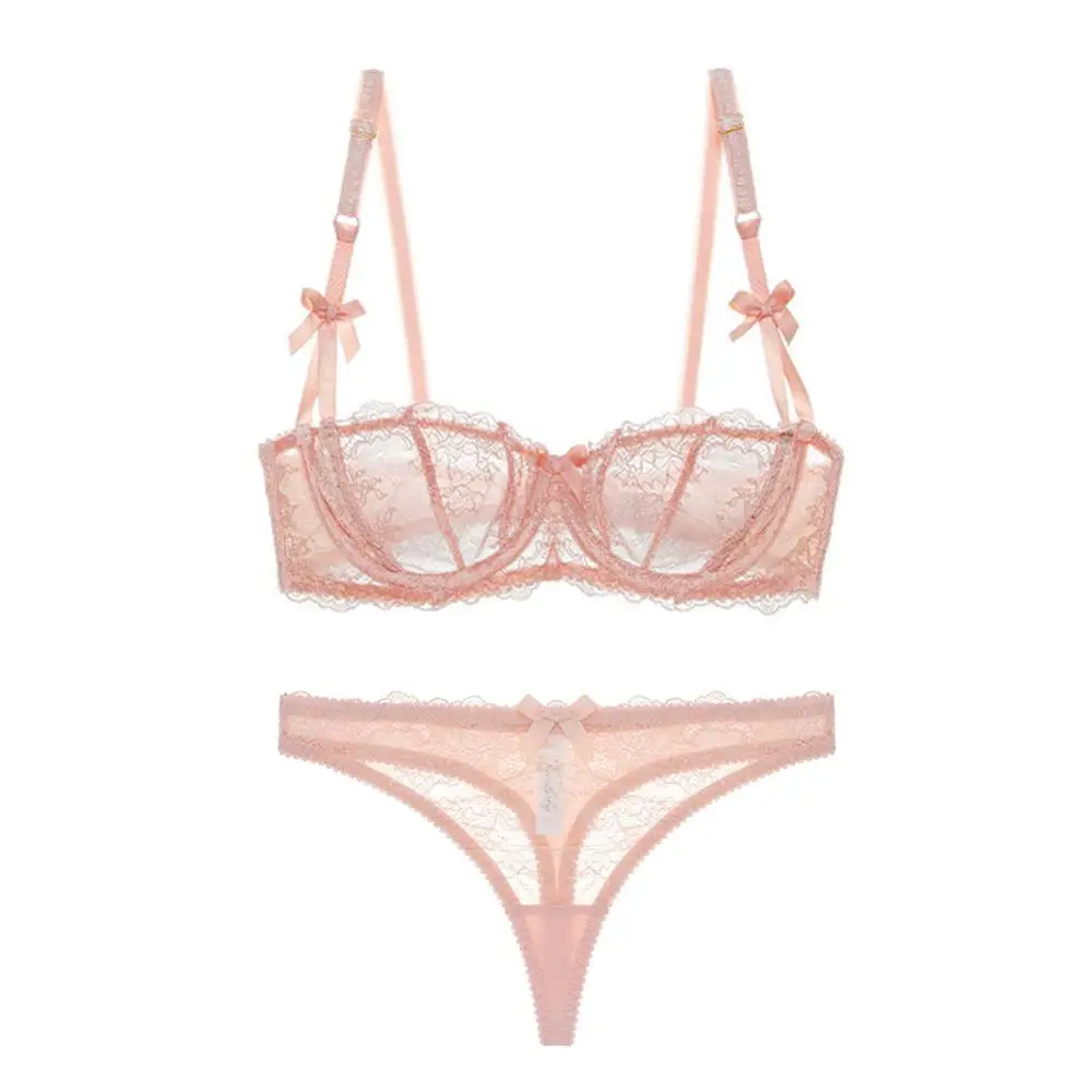 Women lingerie sexy Bra and thong set floral lace low-rise thongs breathable underwear S M L XL black and pink and white panties
Women lingerie sexy Bra and thong set floral lace low-rise thongs breathable underwear S M L XL black and pink and white panties