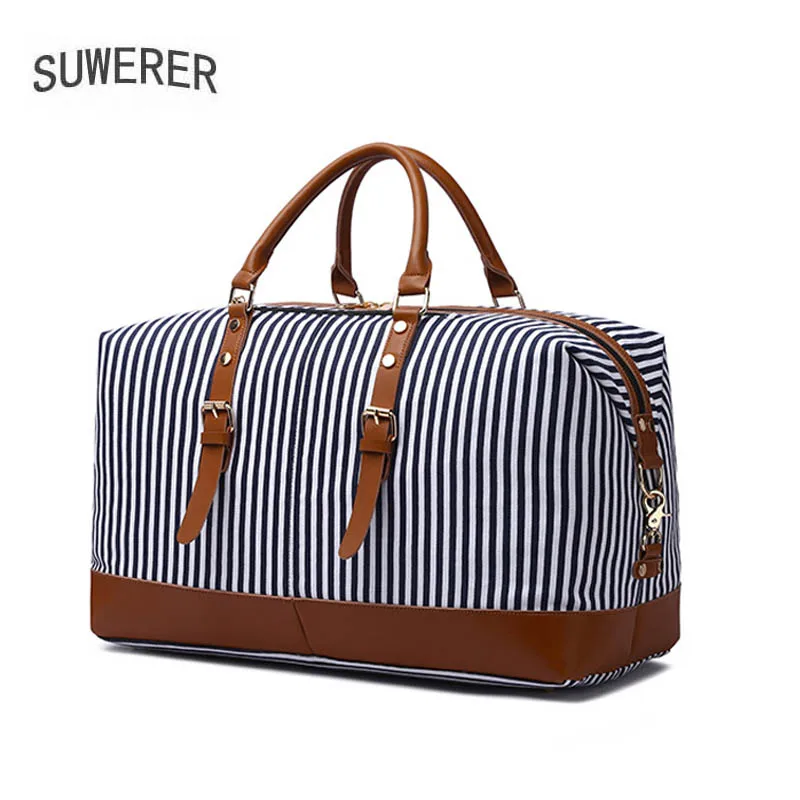 Canvas stripe handbag, travel bag, shoulder crossbody bags large-capacity fashion travel bag, portable, blue stripe
Canvas stripe handbag, travel bag, shoulder crossbody bags large-capacity fashion travel bag, portable, blue stripe