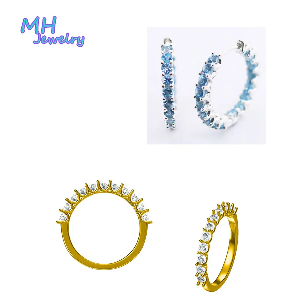 MH natural swiss blue topaz set ring and earring 925 Sterling Silver Gemstone for Women Fine Jewelry Wedding engagement Gift
MH natural swiss blue topaz set ring and earring 925 Sterling Silver Gemstone for Women Fine Jewelry Wedding engagement Gift