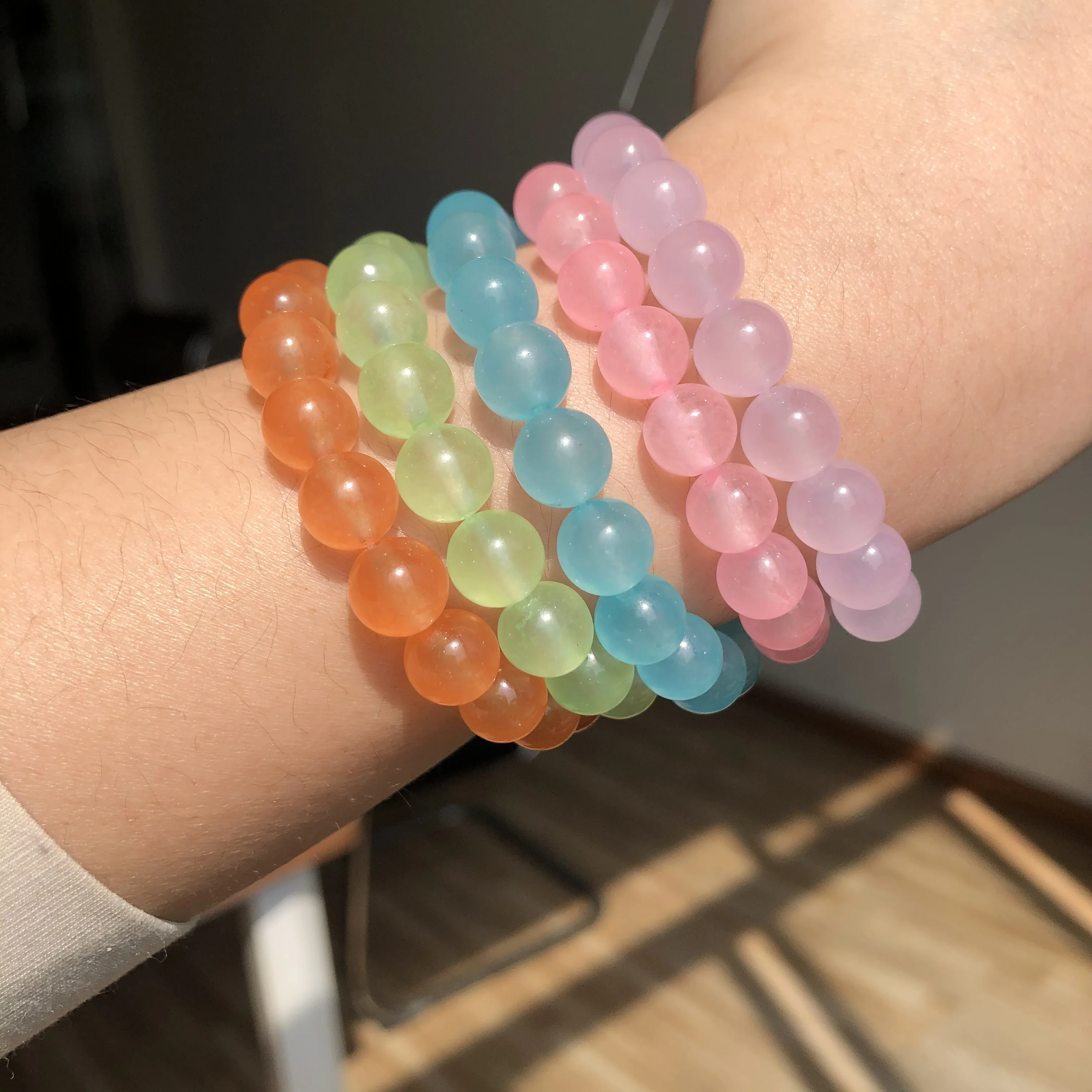 Pink Blue Green Chalcedony Beads Natural Stone Rould Loose Jades Beads for Bracelets DIY Jewelry Making Bulk 15'' 4 6 8 10 12mm
Pink Blue Green Chalcedony Beads Natural Stone Rould Loose Jades Beads for Bracelets DIY Jewelry Making Bulk 15'' 4 6 8 10 12mm