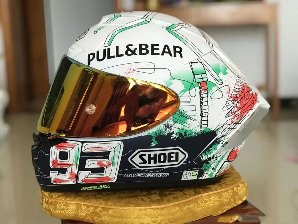 Мотоциклетный шлем на все лицо X14 Marquez мотоциклетный с рисунком generation2 ANT для езды