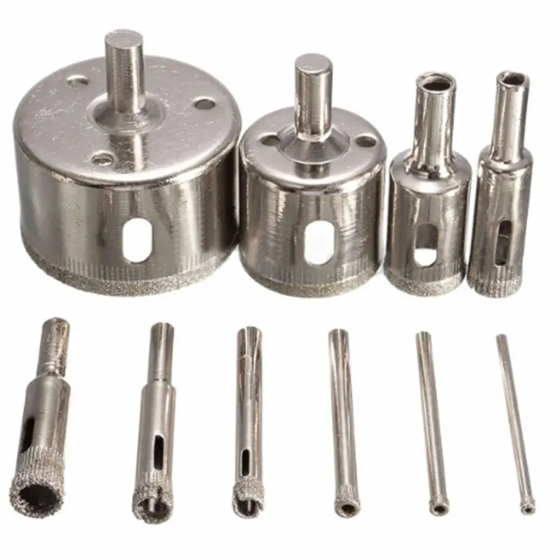 Drill Hole Bit Openers 3~50mm Home Craft Construction Power 10pcs Tool Set Nickel Plated Marble Making
Drill Hole Bit Openers 3~50mm Home Craft Construction Power 10pcs Tool Set Nickel Plated Marble Making