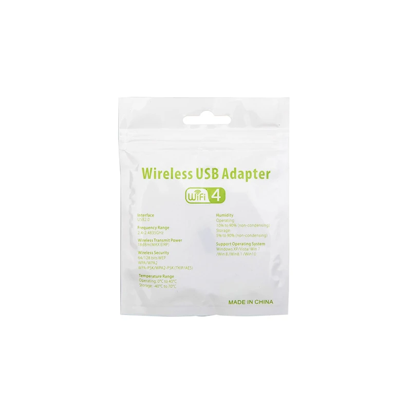 NEW 150Mbps Free Drive External USB 2.0 Network Card Dongle Adapter Wireless LAN Ethernet Wi-Fi Receiver for PC Computer
NEW 150Mbps Free Drive External USB 2.0 Network Card Dongle Adapter Wireless LAN Ethernet Wi-Fi Receiver for PC Computer