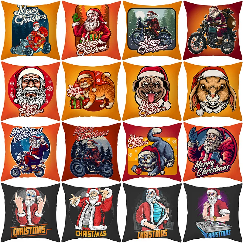 2021 Top Sales Funny Cartoon Red Santa Nordic Christmas Pillow Case Wholesale Decorative Cushions Bed Sofa Soft Cushion Cover
2021 Top Sales Funny Cartoon Red Santa Nordic Christmas Pillow Case Wholesale Decorative Cushions Bed Sofa Soft Cushion Cover