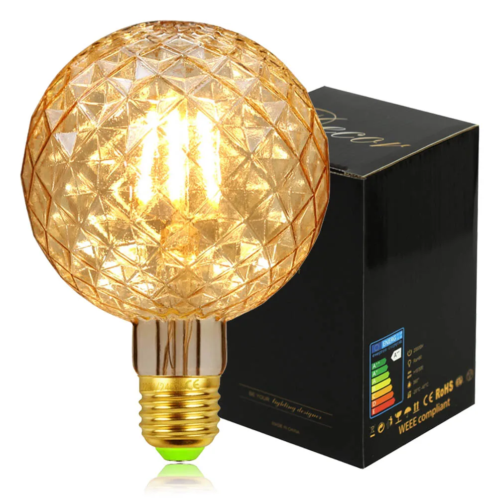 

TianFan Edison Led Filament 4W Lighting 40W E27 G125 G95 G80 ST64 Vintage Bulbs Home Decoration DIY Light Bulb Drop Shipping