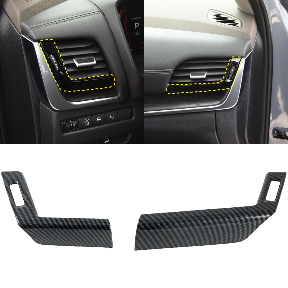 For Nissan Rogue X-Trail T33 2021 2022 ABS Carbon Fiber Look Side Air Vent Cover 2pcs LHD
For Nissan Rogue X-Trail T33 2021 2022 ABS Carbon Fiber Look Side Air Vent Cover 2pcs LHD