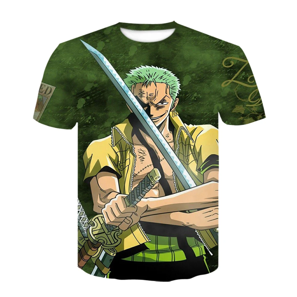 Summer new anime Roronoa Zoro character fashionable men's O-neck t-shirt breathable casual daily boy out of the street
Summer new anime Roronoa Zoro character fashionable men's O-neck t-shirt breathable casual daily boy out of the street