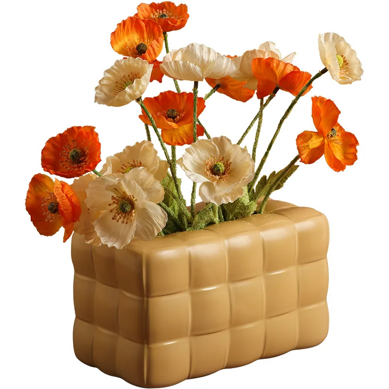 VILEAD Creative Bag Shape Ceramic Vase Modern Brief Flower Pot European Style Home Decoration Accessories Living Room Interior
VILEAD Creative Bag Shape Ceramic Vase Modern Brief Flower Pot European Style Home Decoration Accessories Living Room Interior