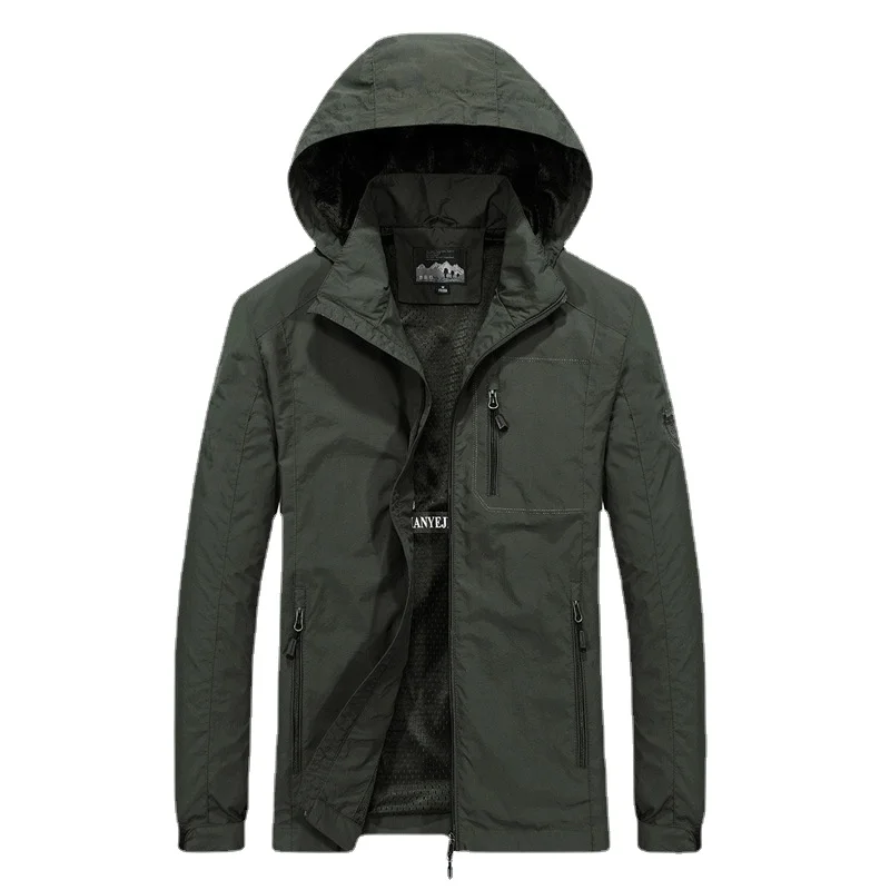 

Mannen Windjack Jassen Waterdicht Militaire Hooded Water Proof Wind Breaker Casual Jas Mannelijke Kleding Herfst Jassen Mannen