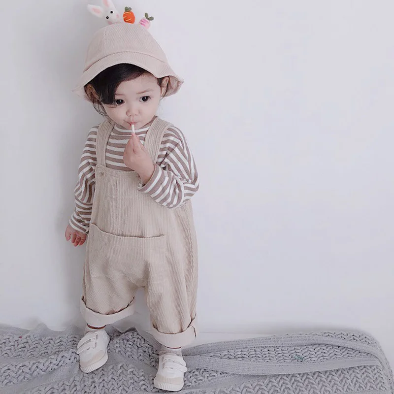 Children Pants New 2019 Baby Boys Girls Overalls Corduroy Jumpsuits Romper Casual Infant Clothing Outfits Pants BC842
Children Pants New 2019 Baby Boys Girls Overalls Corduroy Jumpsuits Romper Casual Infant Clothing Outfits Pants BC842