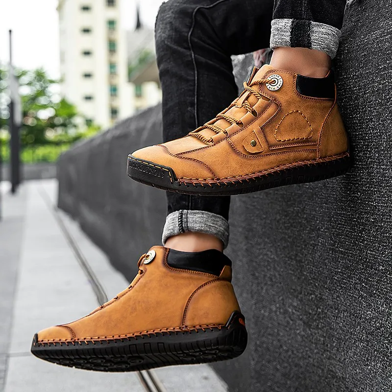 New Men Snow Boots Fur Warm Winter Men's Boots Outdoor Men Ankle Boots Waterproof Leather Men's Shoes Zapatos De Hombre Size 48
New Men Snow Boots Fur Warm Winter Men's Boots Outdoor Men Ankle Boots Waterproof Leather Men's Shoes Zapatos De Hombre Size 48