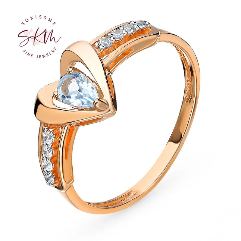 SKM Vintage heart shape rings for women topaz rings 14k rose gold Engagement rings designer Promise Luxury Fine Jewelry
SKM Vintage heart shape rings for women topaz rings 14k rose gold Engagement rings designer Promise Luxury Fine Jewelry