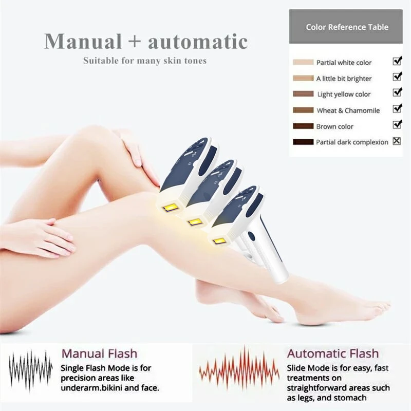 2400000 flash IPL laser hair removal machine laser epilator hair removal Device permanent bikini trimmer depilador a laser women
2400000 flash IPL laser hair removal machine laser epilator hair removal Device permanent bikini trimmer depilador a laser women
