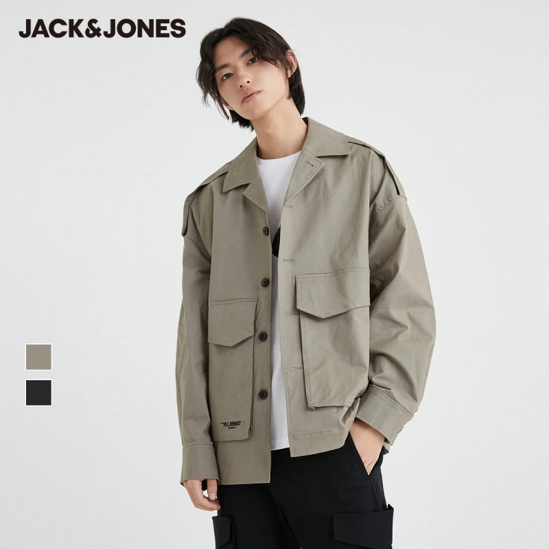 JackJones Men's Cotton Letter Embroidery Slightly Stretch Loose Fit Cargo Blazer| 220408001
JackJones Men's Cotton Letter Embroidery Slightly Stretch Loose Fit Cargo Blazer| 220408001