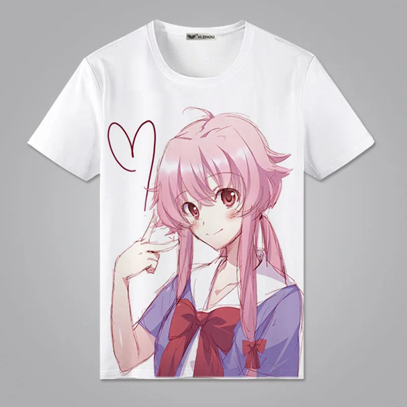 Future Diary T-shirt Anime T Shirt Women tshirt Gasai Yuno cosplay Tops Men Amano Yukiteru Tees
Future Diary T-shirt Anime T Shirt Women tshirt Gasai Yuno cosplay Tops Men Amano Yukiteru Tees