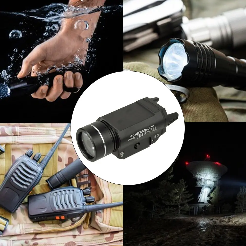 

High-lumen LED Flashlight Shockproof Lightweight With Stable Rail Clamp System Sturdy Aerospace Aluminum Flashlight