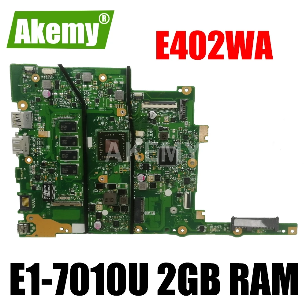 Фото Akemy E402WA Материнская плата для Asus E402W ноутбука с E1 7010 CPU 2GB RAM|Материнские платы| |